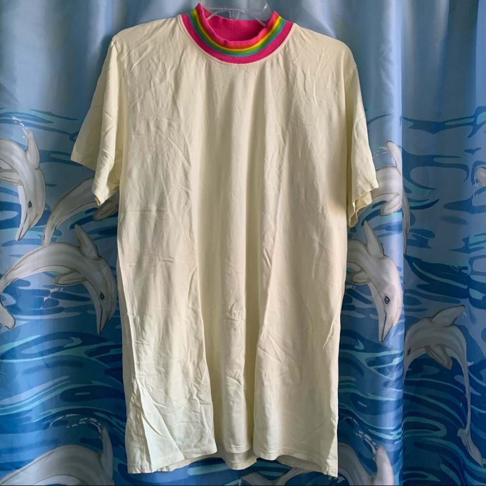 Big Bud Press Rainbow Roll mock neck tee